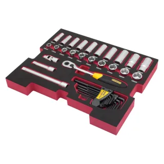 STANLEY FATMAX PRO-STACK Einlage 48-tlg 3/8 Set - FMHT0-74296