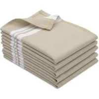 ZOLLNER Geschirrtuch, (Spar-Set, 5-tlg), 50 x 70 cm, 100% Baumwolle