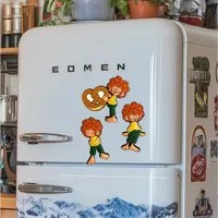 Bavariashop Magnet ®Pumuckl Magnete "3er Set", Kühlschrank Magnete, ca. 5 x 8 cm