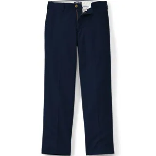CLASSIC FIT Bügelleichte Chino, Herren,  Blau, Baumwolle, by Lands' End