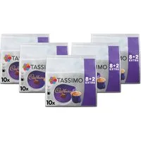 TASSIMO Kaffee Kapseln Cadbury Hot Chocolate T Discs 5 x 10 Schokoladenkapseln, 800 g, (Packung, 5er Pack)