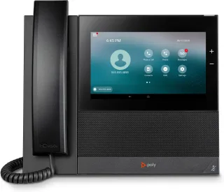 HP POLY CCX 600 Business-Medientelefon mit Open SIP und PoE-fähig | 82z85aa | IP-Telefon - Schwarz