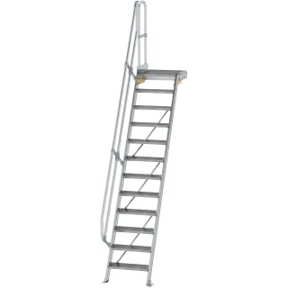 Munk Treppe mit Plattform 60° Stufenbreite 600 mm - 600372