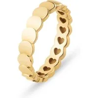 CHRIST Goldring CHRIST Damen-Damenring 585er Gelbgold Herz