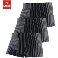 le jogger® Boxer Boxershorts für Herren (Packung, 3-St) mit garngefärbten Streifen