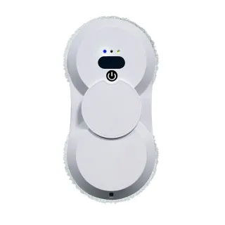[EU Direct]NovuLife Automatic Window Cleaner Robot with 2800Pa Suction, Dual Spray, Remote Control & Safety Cord for Hom