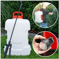 Hecht Akku-Drucksprühgerät 16 Liter mit 12V/7Ah Akku und Rucksackgurt, 2,5bar, 160min Laufzeit