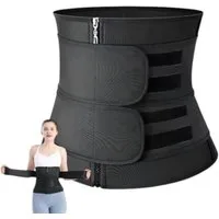 VERK GROUP Bauchweggürtel Neopren Bauchweg Gürtel Schwarz – Schweißgürtel Fitness Taillengürtel