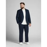 Jack & Jones PlusSize Anzug JPRFRANCO SUIT NOOS PLS (2-tlg) aus Polyester, Viskose und Elasthan, Slim Fit Passform, pflegeleicht