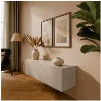 Platan Room Lowboard Kira, TV Schrank Fernsehschrank 105 / 140 / 210 / 280 cm breit Kaschmir Matt