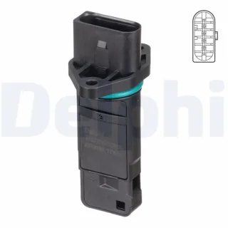 Delphi Luftmassenmesser Audi Porsche Seat Skoda VW AF10157-12B1