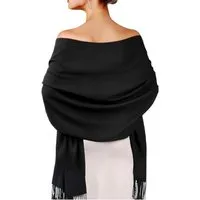 Cachito Modeschal Damen Schultertuch Abendkleid festlich Schal, mit quasten/fransen, Tücher für abendkleid Stola Scarf Winterschal