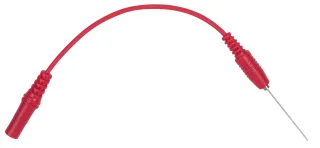 KS Tools 4,0 mm Eingangsbuchse auf nadelförmige Prüfspitze, rot rot - 150.1674