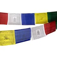 Guru-Shop Wimpelkette Tibetische Gebetsfahne 25 Wimpel - 4,15 m/..