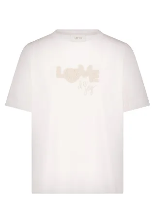 CARTOON - T-Shirt mit Print weiß - Gr. - 44