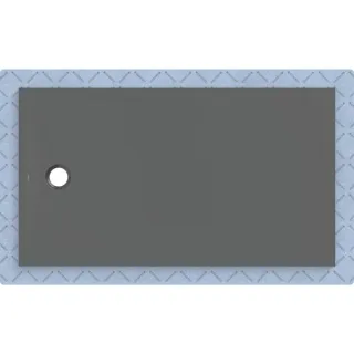 Geberit CleanFloor30 Duschfläche integriert, mit Dichtvlies, graphit: 160x90cm,, 551017DM1 551017DM1