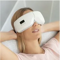 feinlux Massagegerät 4-IN-1-AUGENMASSAGER MIT LUFTKOMPRESSION, Packung, 1 * Augenmassageger, 1 * Bedienungsanleitung, Multifunktionsmodus, Mehrfrequenz-Vibrationsmassage
