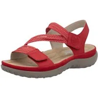 Rieker Riemchensandale Sommerschuh, Sandalette, Keilabsatz, mit Gummizügen