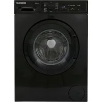 Telefunken Waschmaschine W-01-52-B, 5 kg, 1000 U/min, Mit Mengenautomatik und Überlaufschutz, 15 Programme