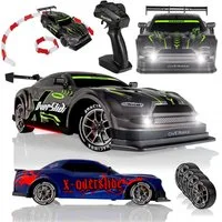 Overmax RC-Auto X-OVERSLIDE (Set, Set), 20 km/h/LED-Unterboden/2 Akkus/2 Karosserien/4WD