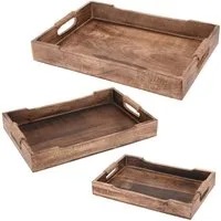 Excellent Houseware Tablett, Holz