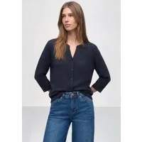 STREET ONE 3/4-Arm-Shirt mit Strukturmix
