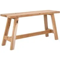 House Nordic Sitzbank in Natur, Teak - 90x45x25cm (BxHxT)