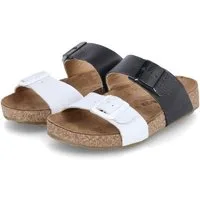 Haflinger Haflinger 819016 - 920 Damen Glattleder white Pantolette