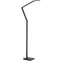Paul Neuhaus LED Stehlampe SAMSKY, Grau, Aluminium, Touchsensor, Anpassung der Farbtemperatur, Dimmfunktion, LED fest integriert, Extra-Warmweiß, Neutralweiß, Memoryfunktion, Verstellbar, B 50,5 x H 161 x T 17,5 cm
