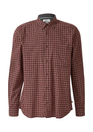s.Oliver - Hemd rot/mehrfarbig - Gr. - XL
