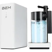 BEM Wasserfilter Robin All-in-One kompakte Umkehrosmose, Wasserfilteranlage mit Sensor-Automatik inkl. Kanne