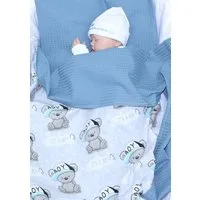Babydecke Babydecke Waffelpiqué Baumwolle Kuscheldecke Kinderwagendecke, Primawela