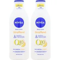 Nivea Bodylotion 2 x NIVEA Q10 Body Lotion Straffend je 400ml mit Vitamin C Orangenduft