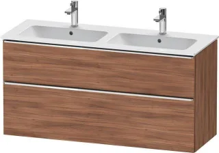 Duravit D-Neo Waschtischunterbau wandhängend Nussbaum Matt 1280x462x625 mm - DE4365010790000 DE4365010790000