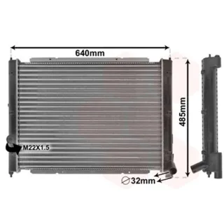 Van Wezel Wasserk?hler VW Transporter T3 1,6 - 2,1 + TD D Syncro