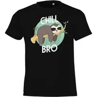 Youth Designz T-Shirt Chill Bro Faultier Kinder T-Shirt mit trendigem Frontprint