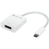 USB Adapter, USB-C Stecker > DisplayPort Buchse weiß, 11cm