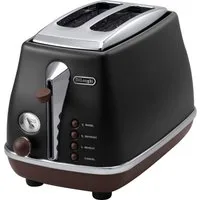 De'Longhi Toaster CTOV 2003.BK, 2 kurze Schlitze, 900 W