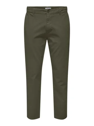 only & sons - Regular Fit Hose - Onsfree grün - Gr. - 32