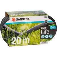 GARDENA Gartenschlauch Textilschlauch Liano Life 1/2, 20 m Set