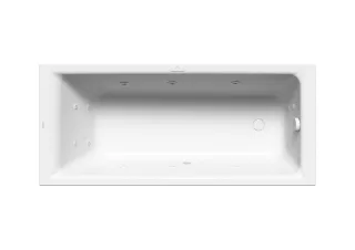 Kaldewei Badewanne PURO Mod.652 FULL BODY, 1700 x 750, alpinweiß,rechts,Sichtteile chrom 256260270001