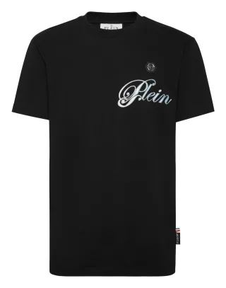 Round Neck T-Shirt Gradient Skull