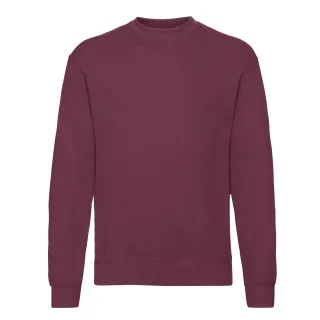 Fruit Of The Loom Herren Klassik Drop Schulter Sweatshirt (Burgunderrot)