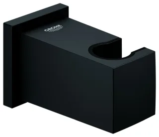 GROHE Wandanschlussbogen Euphoria Cube, 26370 mit Wandbrausehalter phantom black, 26370KF0 26370KF0