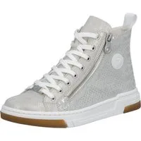 Rieker Sneaker High Top-Sneaker, Freizeitschuh, Schnürschuh mit Plateausohle