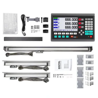 YHSINO YH800-3 DRO & YE Optical Linear Scale Set High Precision 3 Axis Durable Imported Parts Suitable for Different Mea