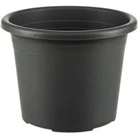 Dehner Blumentopf Cylindro Pflanztopf recycelt, versch. Größen und Farben, frostbeständig, UV-beständig, wetterfest