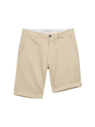 Tom Tailor - Lightweight Regular Chino Shorts cashew beige - Gr. - 31