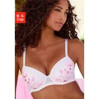 LASCANA Schalen-BH Maria Edle Stickerei-Spitze mit Blumen, mit Bügel und Schale, Dessous