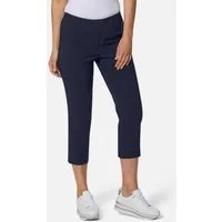 GOLDNER Schlupfhose Kurzgröße: Schlupfhose LOUISA mit Steppnähten Komfortable Stretchhose in verkürzter Länge, Slim Fit